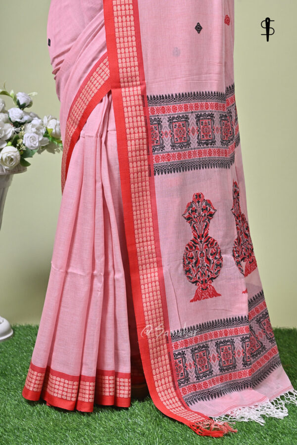 Gulbadan (গুলবদন) - Pure Cotton Saree in Bomkai Style 4 LPS 9369 scaled
