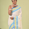 Matsyakanya II (মৎস্যকন্যা II) - Pure Cotton Handloom Saree with Fish Motifs 6 Matsyakanya II handwoven pure cotton saree with traditional fish motifs