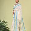 Matsyakanya II (মৎস্যকন্যা II) - Pure Cotton Handloom Saree with Fish Motifs 8 LPS 9662 scaled