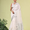 Minima II - Pure Cotton Saree with Silk Border in Twill Weave 7 LPS 9707 scaled