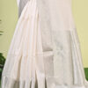 Minima II - Pure Cotton Saree with Silk Border in Twill Weave 10 LPS 9710 scaled