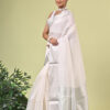 Minima II - Pure Cotton Saree with Silk Border in Twill Weave 9 LPS 9711 scaled