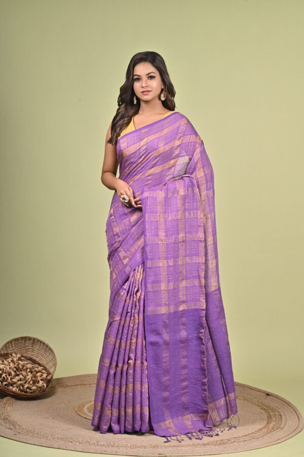 Chandralekha (চন্দ্রলেখা) - Pure Cotton Zari Kota Saree 3 LPS 4380 scaled