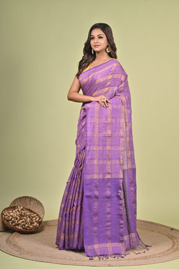 Chandralekha (চন্দ্রলেখা) - Pure Cotton Zari Kota Saree 4 LPS 4382 scaled