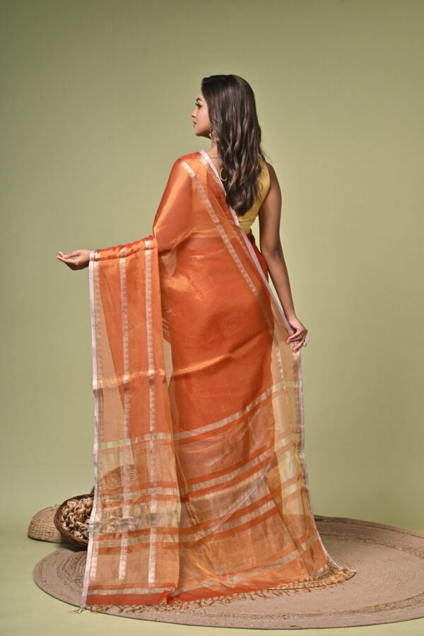 Kanakprabha (কনকপ্রভা) - Pure Tissue Silk Saree with Metallic Zari 4 LPS 4396 scaled