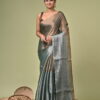 Sanjhbati (সাঁঝবাতি) - Pure Tissue Silk Saree with Metallic Zari 6 LPS 4420 scaled