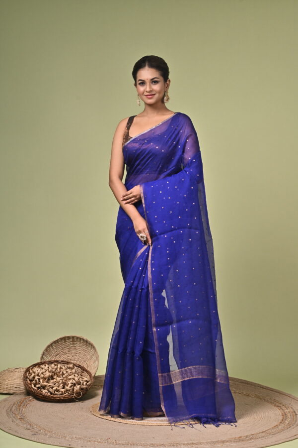Shrimoti (শ্রীমতী) - Raw Silk Saree with Sequins 2 LPS 4425