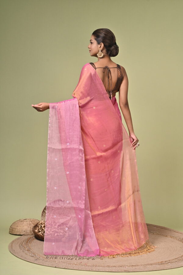 Arunima (অরুণিমা) - Pure Tissue Silk Saree with Metallic Zari 4 LPS 4434 scaled