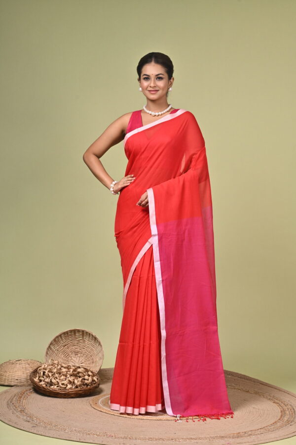 Rangrez - Pure Cotton Half-half Saree 3 LPS 4464 scaled