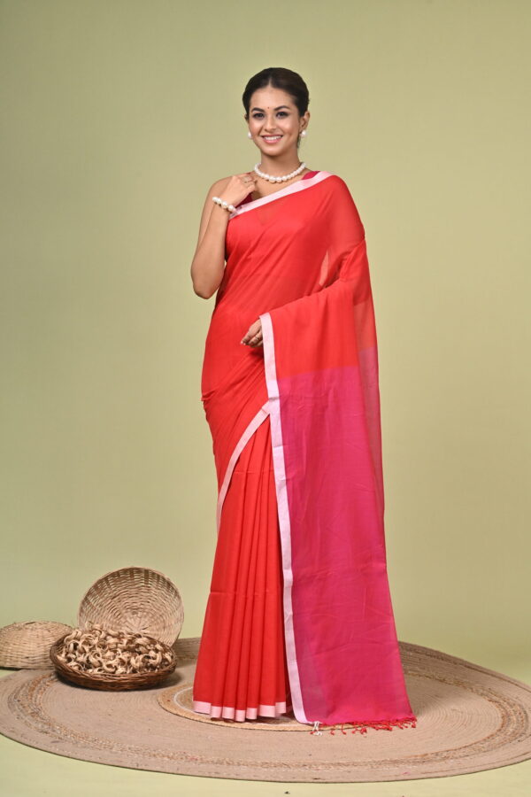 Rangrez - Pure Cotton Half-half Saree 4 LPS 4465 scaled