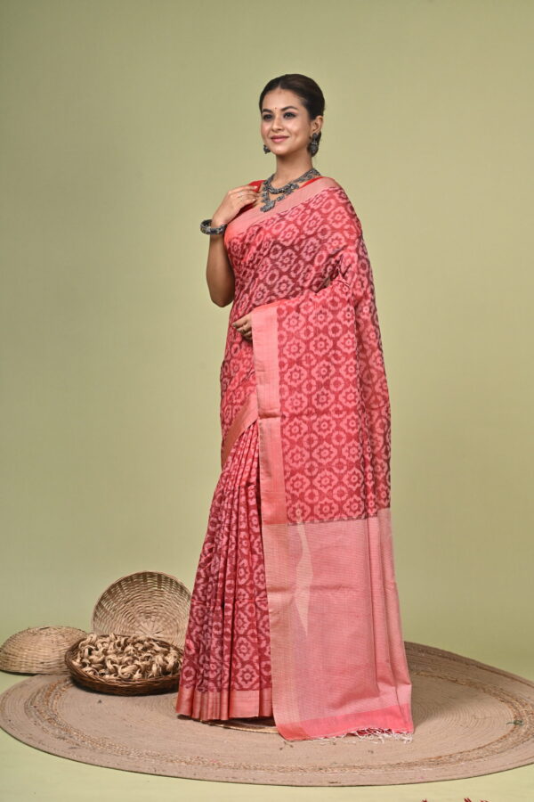 Rangsutra - Silk Cotton Warp-Printed Saree 3 LPS 4493 scaled