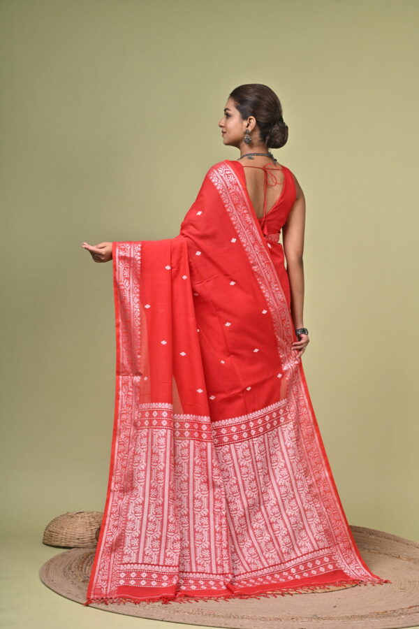 Sharadiya (শারদীয়া) - Pure Cotton Handloom Saree 5 LPS 4507 scaled