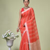 Palashi (পলাশি) - Pure Cotton Saree with Jute Sections 7 LPS 9372 scaled