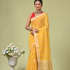 Sonajhuri (সোনাঝুরি) - Pure Cotton Saree with Jute Sections 8 LPS 9390 scaled