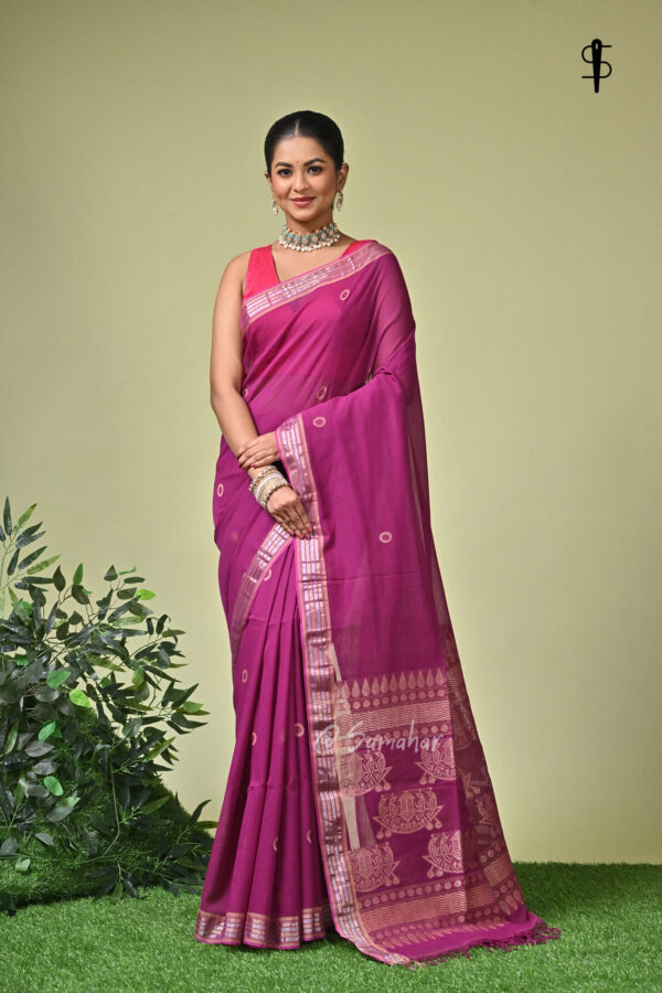 Ragini (রাগিণী) - Pure Cotton Handloom Saree 2 LPS 9510 scaled