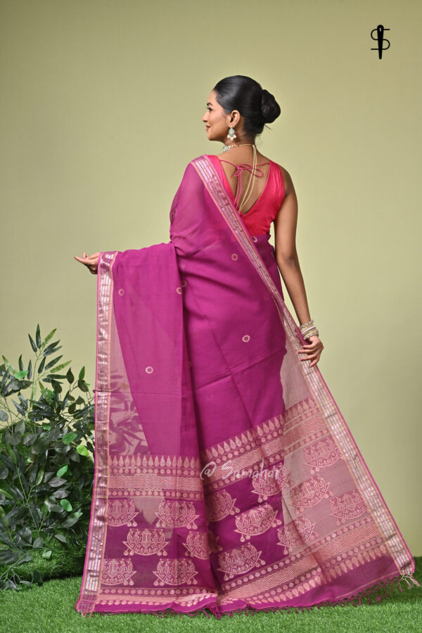Ragini (রাগিণী) - Pure Cotton Handloom Saree 5 LPS 9516 scaled