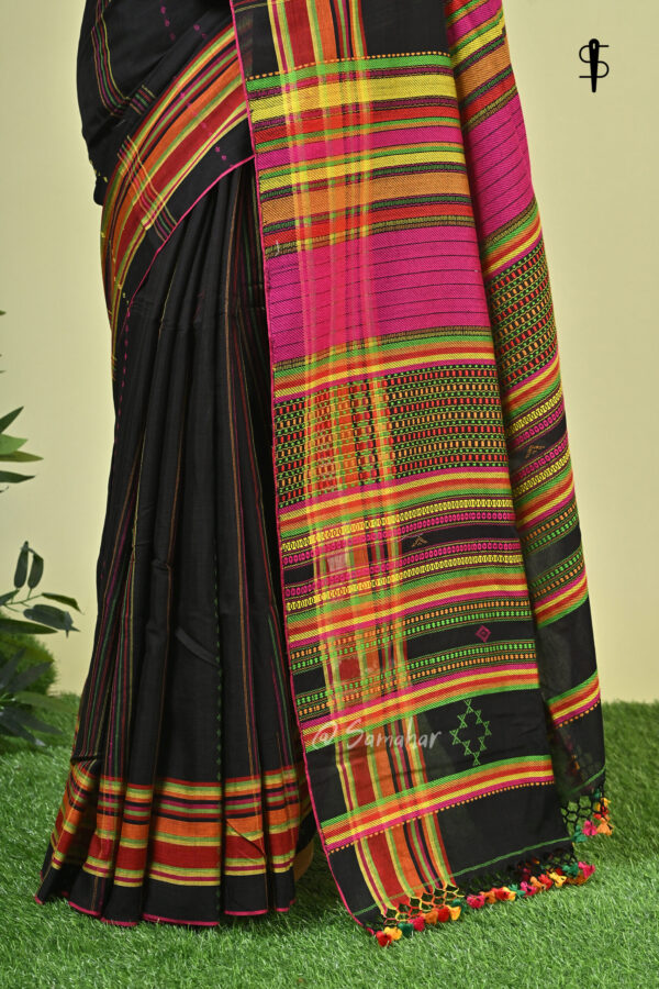 Rongmala (রঙমালা) – Handwoven Manipuri Cotton Saree 3 LPS 9562 scaled