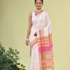 Shubhra (শুভ্রা) - Handwoven Manipuri Cotton Saree 7 LPS 9649 scaled